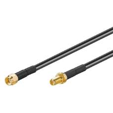 GOOBAY RP-SMA (M) - RP-SMA (F), zlacený, 2m prodlužovací kabel
